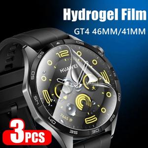 화웨이 시계 GT 4 46mm 41mm GT4 소프트 하이드로겔 필름용 화면 보호기 3개