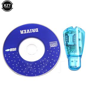 파란색 USB 잭 SIM 카드 리더기 USB Sim 카드 리더기/라이터/복사기/복제기/백업 키트 SIM 카드 리더기 GSM CDMA 핸드폰 SMS 백업