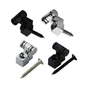 FLEOR 2PCS 금속 기타 롤러 스트링 트리 리테이너(나사 포함), 크롬/블랙