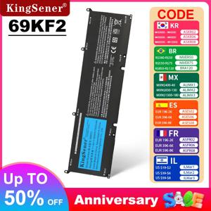 69KF2 배터리 DELL XPS 15 9500 9510 9520 9530 정밀 5550 5560 G15 5510 5511 5520 5515 5521 G7 15 7500 P91F P87F 86WH