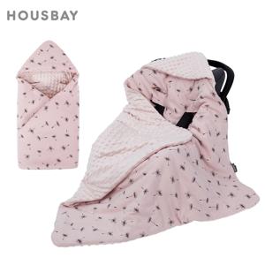 후드가 달린 방풍 신생아 아기 담요 바구니에 따뜻한 휴대용 Swaddle Wrap 0-3 개월 동안 아기 자동차 안전 좌석