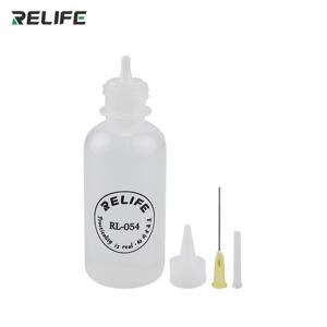 RELIFE RL-054 50ml 바늘 팁 납땜 청소 액체 플럭스 알코올 오일 디스펜서 플라스틱 핸드 병 클리너 DIY 수리 도구