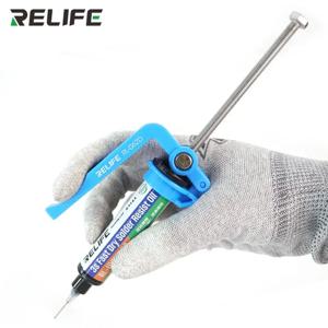 RELIFE RL-062D 노동 절약 5-10CC 마더 보드 수리 도구 용 새로운 솔더 페이스트 부스터 UV 솔더 마스크 잉크 용접 오일 푸셔