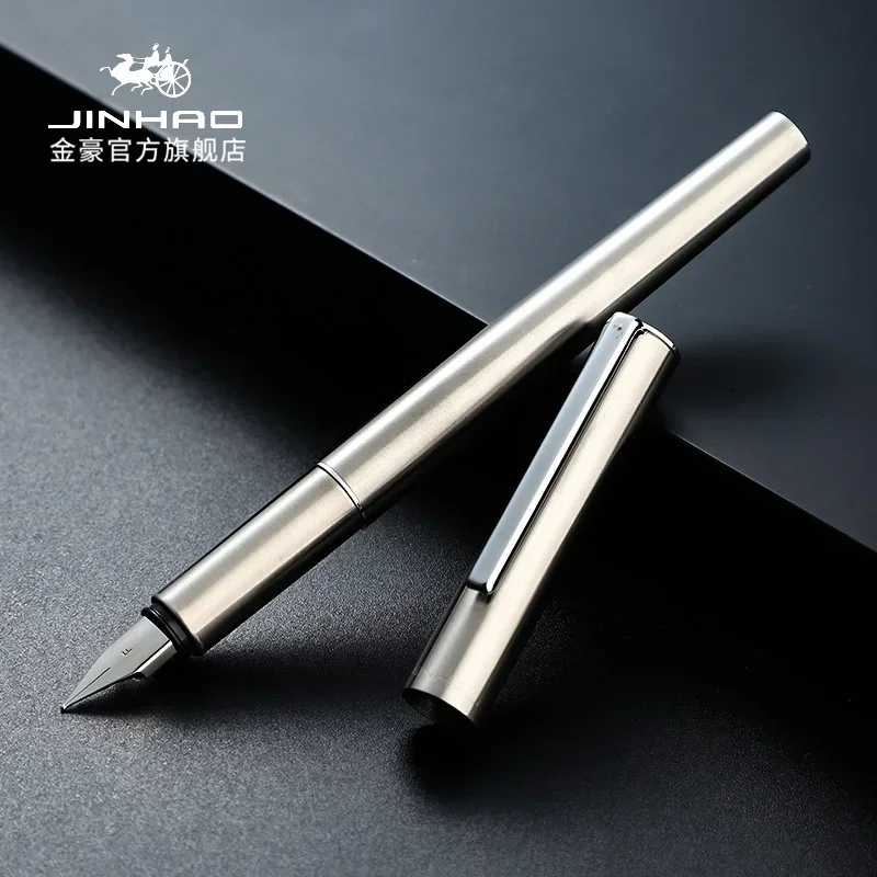Jinhao 35 만년필 모든 강철 고급 품질 EF/F 펜촉 서예 쓰기 펜 편지지 비즈니스 사무실 학교 용품