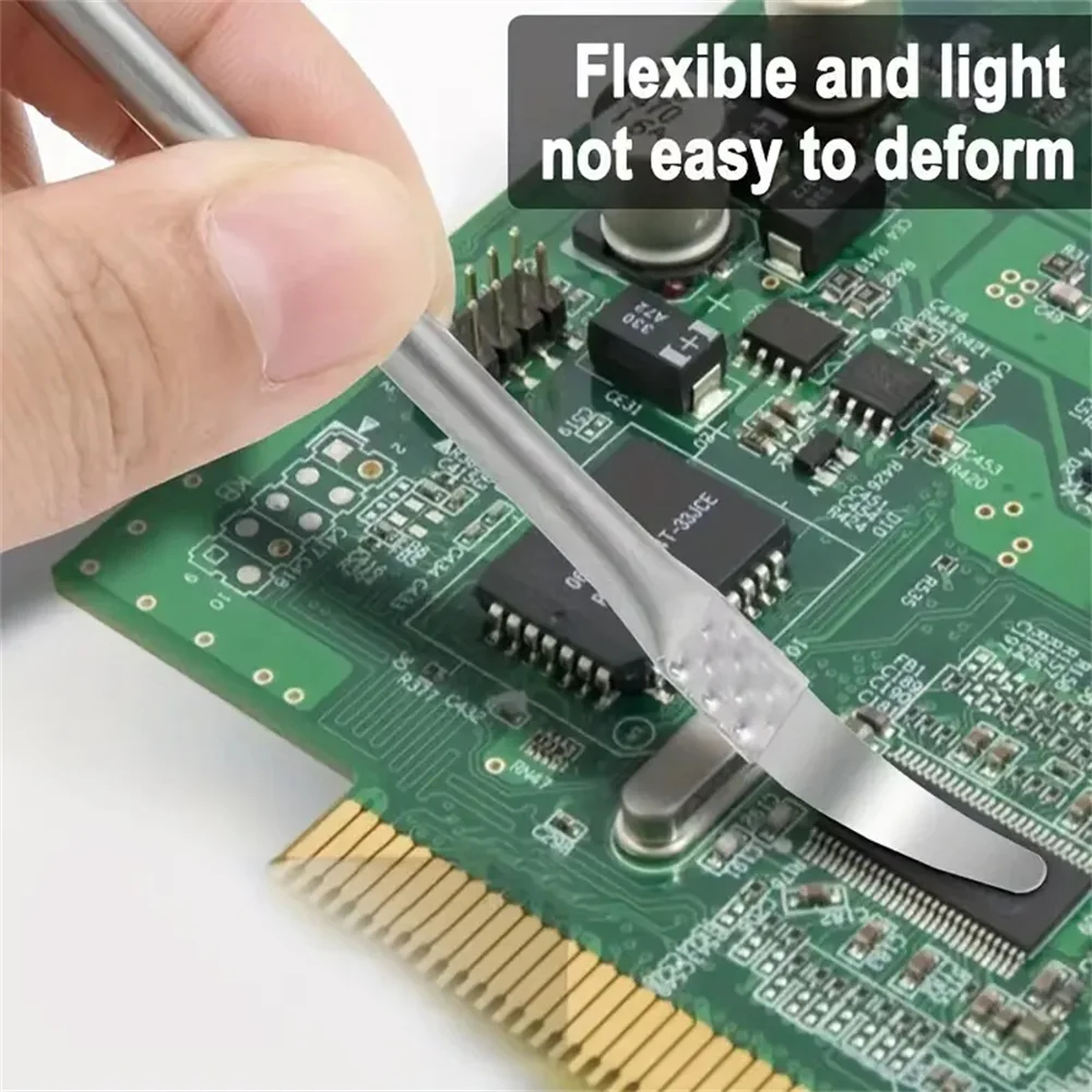 5/8PCS IC 칩 수리 얇은 블레이드 PCB 마더 보드 수리 칼 CPU 리무버 BGA 유지 보수 칼 접착제 제거 PC 셀 수리