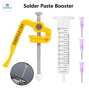 수동 솔더 페이스트 디펜서 플럭스 주사기 용접 접착제 추진 도구, UV 솔더 마스크 잉크 용접, PCB BGA용 그린 오일 푸셔