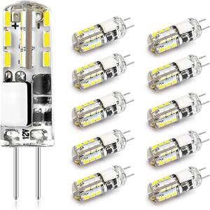 10pcs G4 LED 전구 2W 3W 5W 9W 12W 15W 12V AC 220V 절약 실리콘 램프 360 빔 각도 할로겐 라이트 스포트라이트 샹들리에 교체