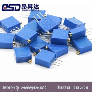 100pcs 3296W Trimpot 트리머 전위차계 20K 10K 5K 2K 1K 100K 200K 500K 1 50 M 100R 200R 500R 3296W 100 101 102 103 104