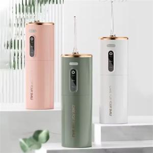 1 PCS 휴대용 물 치실 USB 충전식 구강 Irrigator 280ML 전기 치아 청소 장치 3 모드 방수 Irrigator