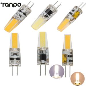 1pcs 미니 디 밍이 가능한 G4 LED COB 램프 6W 전구 AC DC 12V 220V 촛불 조명 샹들리에 스포트라이트 화이트에 대 한 45W 할로겐 교체