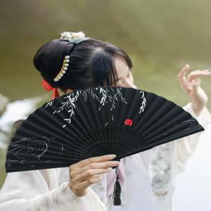 DIY 접는 팬 대나무 팬, 수제 그림 접는 팬, 결혼 선물, 중국 스타일, 학생 선물 팬, 고대 스타일