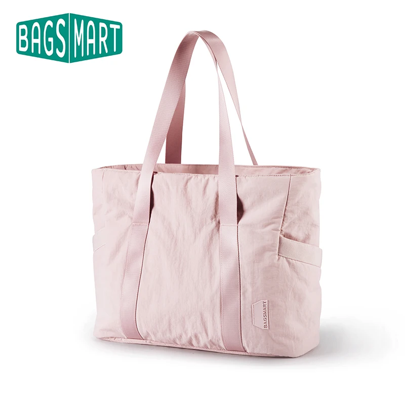 BAGSMART 말랑젤리 캠퍼스 숄터백 방수 디자인 대용량 여성용 가방