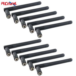 10PCS 2.4G 5.8G 듀얼 밴드 안테나 3DBi 11CM SMA 남성/RP-SMA 남성 라우터 BT 인터넷 카드 스마트 홈 보안 모니터링