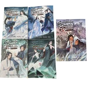 5권/세트 영어 소설 책 악마 재배의 그랜드 마스터 Mo Dao Zu Shi 소설 Vol. 1-5 만화책 영어 만화 소설
