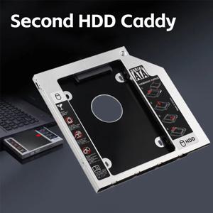12.7/9.5인치 노트북용 플라스틱 알루미늄 하드 디스크 트레이, 기계식 SATA3 SSD 솔리드 스테이트 드라이브 드라이브 지지대 HDD 캐디
