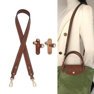 Longchamp 작은 짧은 핸들 가방에 대한 새로운 가방 조절 가능한 어깨 스트랩 수정 된 메신저 스트랩 진짜 가죽