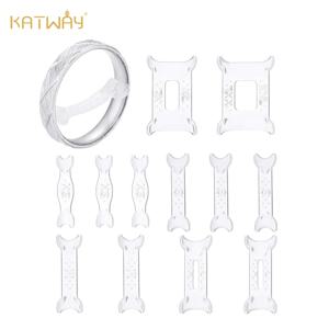 KATWAY 링 사이즈 조절기 패드 세트, 12개 고정 감소 링 조정 패드 HH-AA73