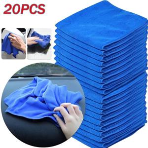 1-20Pcs 마이크로 화이버 타월 세차 건조 천 타월 가정용 청소 천 자동 자세히 연마 천 홈 청소 도구