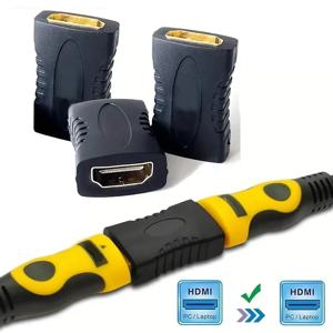 2개 연장 어댑터 커플러 커넥터 HDMI 암-암 F/F 1080P 4K HDTV