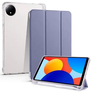Redmi Pad SE 8.7 8 7 연필 홀더가있는 케이스 Xiaomi Redmi Pad SE PadSE 8 7 4G 태블릿 커버 용 소프트 TPU 백 마그네틱 쉘