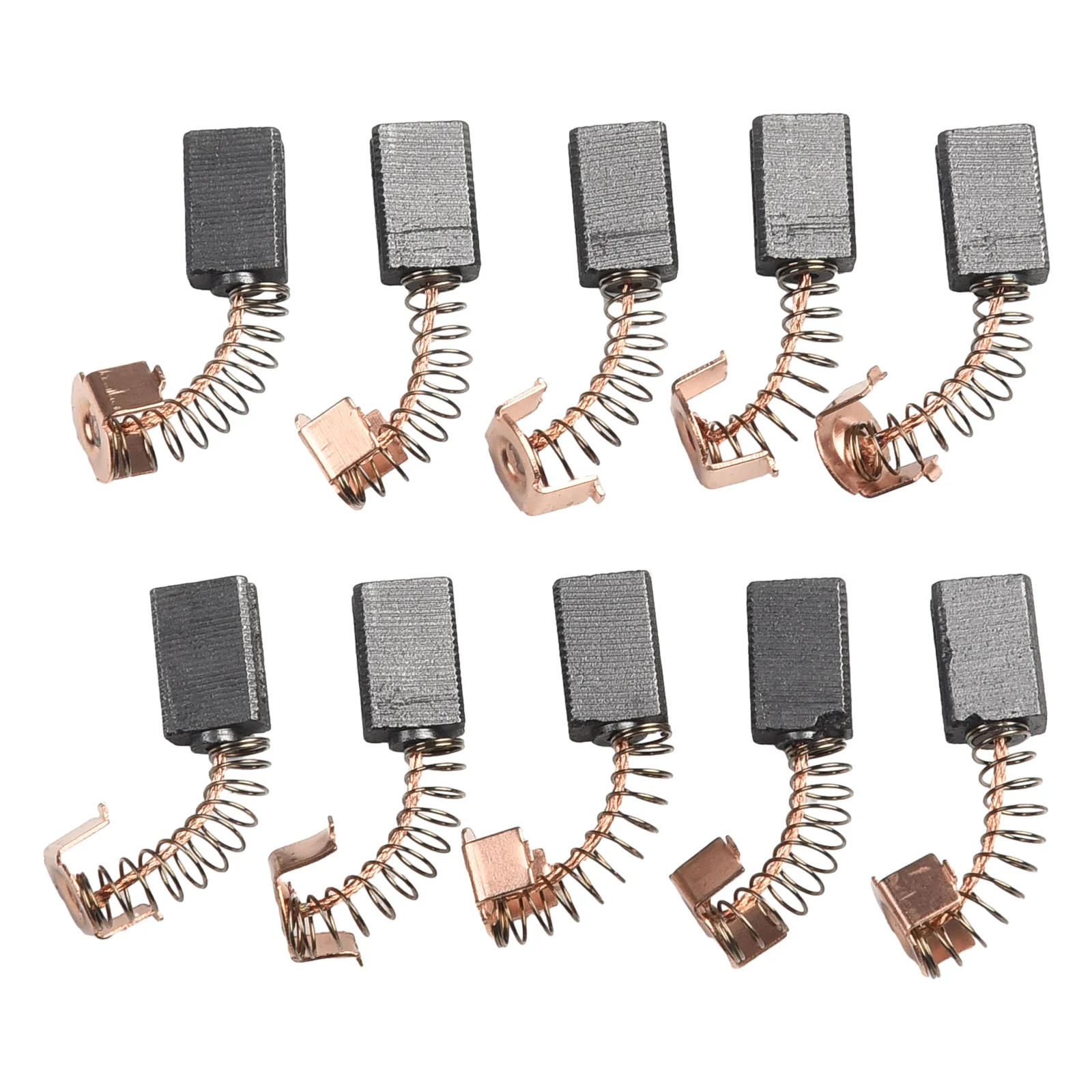 10pcs 전기 모터 카본 브러쉬 5x8x12mm 블랙 데커 앵글 그라인더 G720 교체 부품 전동 공구 액세서리