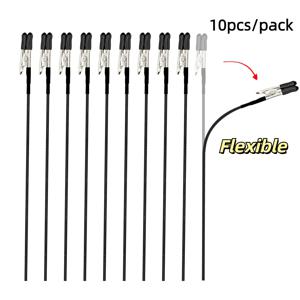 10pcs 금속 에어 브러시 모델 그림 건담 취미 모델 색칠 페인트 DIY 도구에 대 한 고무 팁과 악어 클립 클램프 스틱