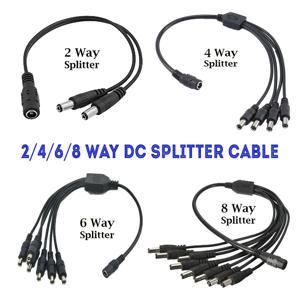 12V 9V PSU 보안 카메라용 2 4 6 8 웨이 CCTV DC 전원 분배기 어댑터 케이블