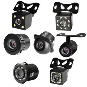 LED 고화질 나이트 비전 CCD 자동차 카메라, 후방 시야 반전 이미지, 방수 170 ° HD 비디오 지지대 모니터, 자동차 도구