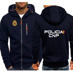 스페인 Polices Espana Policiaes National 후드 Policiaes Cnp Uip Upr Anti Riot Swat Geo Goes 특별 남성 자켓 후드 코트