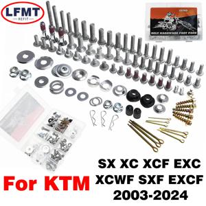 하드웨어 플라스틱 나사 볼트 수리 구조 수선 KTM EXC EXC-F SX XC XC-F XCW-F SXF TPI 6일용 전체 도구 키트 패스너