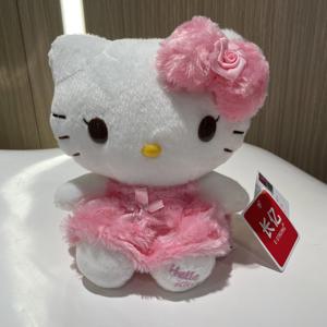 정품 Sanrio Marumofubiyori 담요 곰 헬로 키티 봉제 인형 장난감 멜로디 Kuromi 박제 베개 장난감 플러시 펜던트 선물