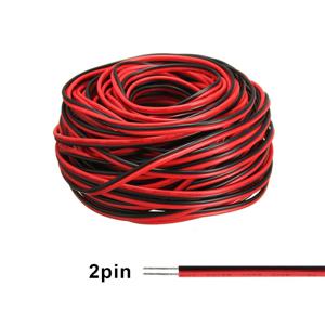 DC 전선 5m/10m 2 핀 단일 스트립 연장 케이블 22AWG 저전력 LED 소형 Sppliance 3C 용 방염 코드 커넥터