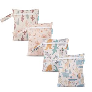 Happyflute 18*25CM 방수 미니 젖은 기저귀 가방 기저귀에 대 한 재사용 및 휴대용 단일 포켓 드라이 가방
