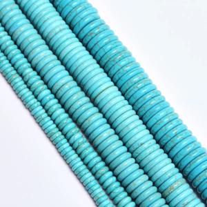 6mm/8mm/12mm/14mm/16mm 천연석 녹색 청록색 스페이서 플랫 라운드 비즈 50/30/15/10/5 개/가방 Diy 쥬얼리 만들기위한