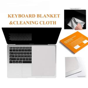 노트북 팜 키보드 담요 커버 마이크로 화이버 방진 보호 필름 노트북 화면 청소 천 MacBook Pro 13/15/16 인치