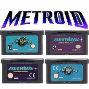 32비트 비디오 게임 카트리지 콘솔 카드 Metroid 시리즈 GBA/NDS/USA/EUR 버전용 GBA 게임 퓨전 제로 미션