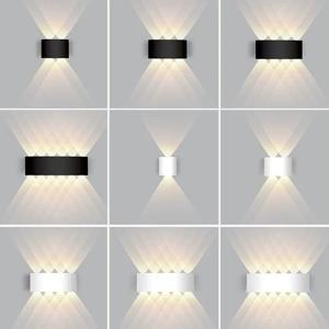 LED 벽 램프 LED 전구 야외 모션 센서 조명, 방수 IP66 벽 조명, 베란다 정원 조명, 거실 거리 계단