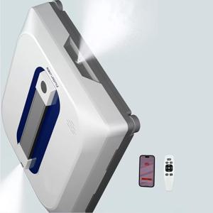 2025 창 세탁기 로봇 자동 스프레이 물 로봇 유리 청소기, 3200Pa 흡입, Tuya APP 원격 제어, 음성 프롬프트