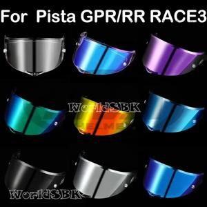 AGV PISTA GPR GPRR CORSA R RACE 3 헬멧 쉴드 Uv 보호 앞 유리 Casco 모토 액세서리 용 오토바이 헬멧 바이저