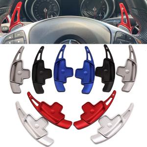 EPLUS 자동차 스티어링 휠 패들 시프터 벤츠 A B C E GLE AMG 클래스 W176 W205 W246 C117 W218 용 알루미늄 시프트 패들 블레이드