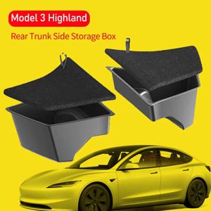 2024 Tesla Model 3 하이랜드 뒷 트렁크 왼쪽 보관함 (커버 테일 부츠 주최자 파티션 장식 액세서리 포함)