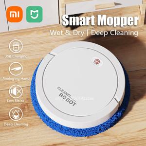 Xiaomi 지능형 Mopping 로봇 USB 충전식 습식 건식 2 사용 미니 스마트 청소 기계 침묵 내구성 가정용 사무실