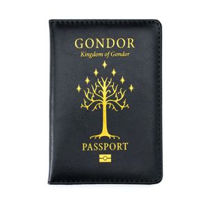 여행 액세서리 Gondor 중간 지구 생명의 나무 여권 커버 남성용 선물 여권 홀더 드롭 배송