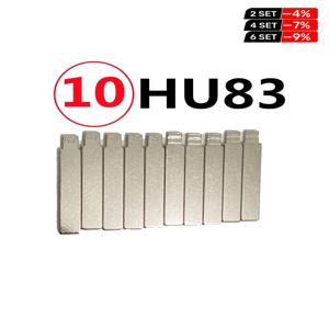 키채널 10PCS 54 #   KD 블레이드 Lishi HU83 Xhorse VVDI KD KEYDIY 플립 리모컨 용 자동차 키 블레이드 시트로엥 푸조 블레이드 교체
