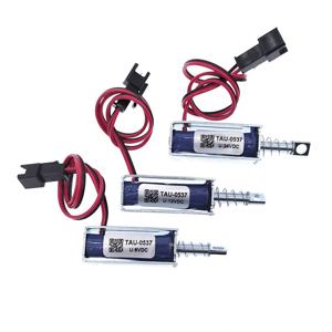 TAU-0537 전자기 잠금 장치 DC 6V/12V/24V 자기 잠금 장치 전기 잠금 장치 1.5A/2A/1A 잠금 선형 솔레노이드