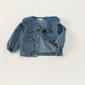 소녀 데님 자켓 소녀를위한 아동복 소녀를위한 아동 자켓 아웃웨어 아동 코트 아동 탑 Roupa Infantil Menina Abrigos