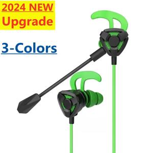 마이크 포함 게이머 헤드폰, 유선 이어폰, 게이밍 이어버드, Pubg PS4 CSGO Casque 휴대폰 태블릿 노트북, 범용 게임용 헤드셋