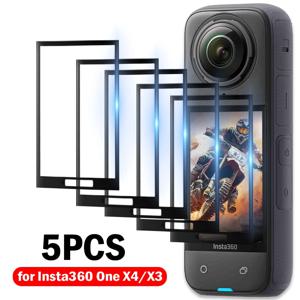 Insta360 One X3 X4 디스플레이 화면 보호 필름 용 1-5Pcs 3D 곡선 화면 보호기 Insta360 One X4 액션 비디오 카메라 용