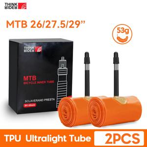 NPY TPU 2psc MTB 자전거 내부 튜브 라이트 26 27.5 29 인치 자전거 TPU 소재 타이어 45mm 프랑스어 밸브 슈퍼 라이트 항산화