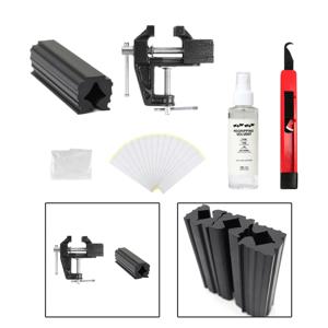 전문 골프 클럽 그립 키트 테이프 스트립 바이스 클램프 고정 장치 Regripping 클럽 커버 제거 수리 도구 세트 교체